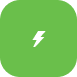 Lightning bolt icon for fast translations